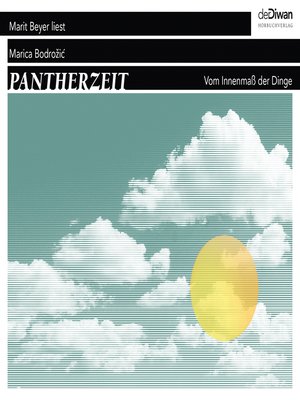 cover image of Pantherzeit--Vom Innenmaß der Dinge
